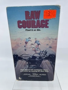 Raw Courage Find It Or Die VHS Tape 1983 New World Video Release Movie Rare - Picture 1 of 3