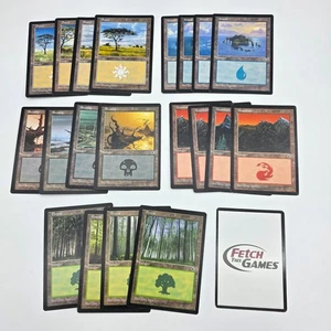 20 Basic Land - Portal - 1x of each art - MP-NM - Magic MTG FTG - Picture 1 of 1