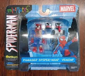 Minimates MARVEL "DAMAGED SPIDER-MAN & VENOM (Tongue Out)" - Picture 1 of 2