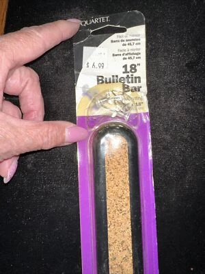 18” Bulletin Bar With Push Pins - Image 1 of 4