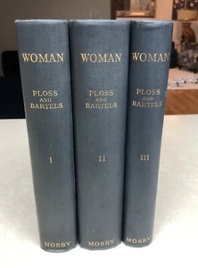 Woman Ploss & Bartels 3 Volume Books Anthropological Hardback 1930’s 1940’s - Picture 1 of 23