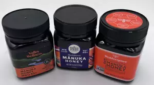 MANUKA HONEY WEDDERSPOON, WHOLE FOODS, VALLEY WELLNESS (3 PACK) 8.8 OZ/8.82 OZ. - Picture 1 of 1