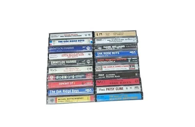 Classic Country Mixed Cassette Tape Lot Willie Kenny Hank Patsy Oak Ridge Boys — 第 1/4 张图片