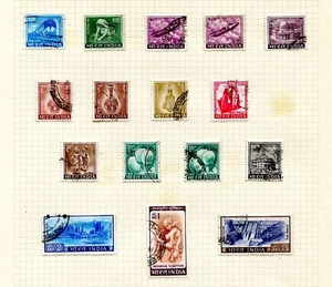 16 QE2 INDIA GOOD USED STAMPS - Picture 1 of 1