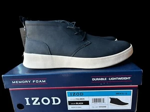 Izod Palmer Men’s Chukka Boot Size 12 US  Black New - Picture 1 of 6
