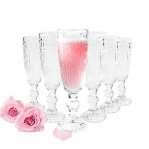 6 Sektgläser 160ml Sonne Sektkelche Champagner Prosecco Sektglas Proseccoglas - Bild 1 von 6
