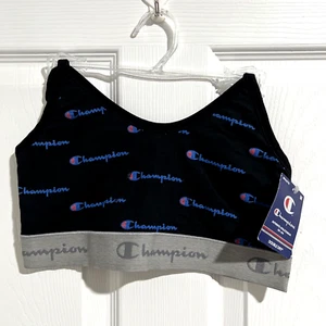 NEU Champion Damen Leichtathletik Sport BH Double Dry Medium Navy Blau CH50AS - Bild 1 von 3