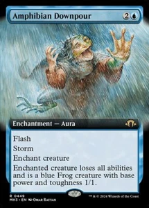 MTG AMPHIBIAN DOWNPOUR 449 FOIL EXC - ACQUAZZONE ANFIBIO - MH3 X EN - MAGIC - Picture 1 of 1