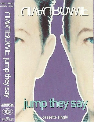DAVID BOWIE JUMP THEY SAY CASSETTE SINGLE Progressive House 1993 UK Arista /BMG  - Image 1 of 4