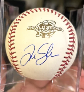 Tim Salmon Autographed Signed 2002 World Series Baseball Anaheim Angels - Picture 1 of 1