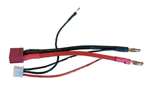 Hobby 2P Female to Deans T Plug Adapter Cable for RC Drone Boat LiPo/Li-ion - Picture 1 of 5