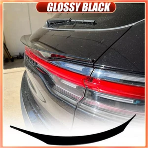 For Porsche Macan 2020-2024 Glossy Black Rear Middle Trunk Spoiler Wing Lip Kit - Picture 1 of 14