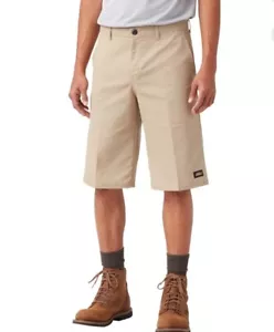 Size 38 Dickies Genuine Essentials Work Shorts 13" Inseam Relaxed Flat Front - Picture 1 of 5