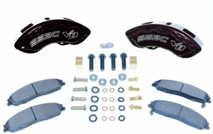 99-04 Ford F-250/350/Excursn SSBC cambio rápido 8 pistones kit de calibradora trasera (negro) - Imagen 1 de 2