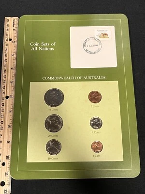 1983 The Franklin Mint Coin Sets of All Nations Commonwealth Australia Set 92424 - Image 1 of 2