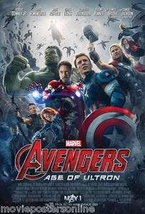 AVENGERS 2 AGE OF ULTRON MOVIE POSTER DS 2-sided 27x40 MARVEL - Picture 1 of 3