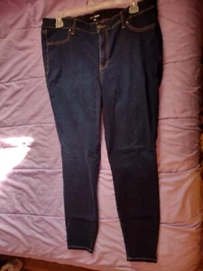 Fashion Nova Damen Jeans Übergröße dunkelblau Skinny Größe 22w - Bild 1 von 4