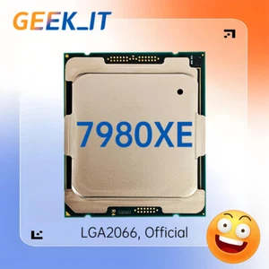 ✅Intel Core i9-7980XE SR3RS 2.6GHz 18C / 36T 24.75M 165W LGA2066 X299 CPU 7980XE - Picture 1 of 3