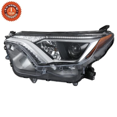 For 2016 2017 2018 Toyota RAV4 Halogen Headlight Headlamp Left Driver Side (LH) - Image 1 of 4