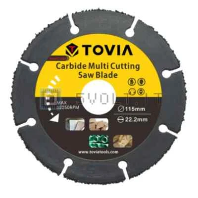 Disco da Taglio in Carburo da 115mm per Legno Smerigliatrice - Immagine 1 di 2