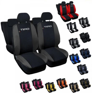 COPRISEDILI AUTO COMPATIBILI PER TIPO CON LOGO RICAMATO MADE IN ITALY - Foto 1 di 19