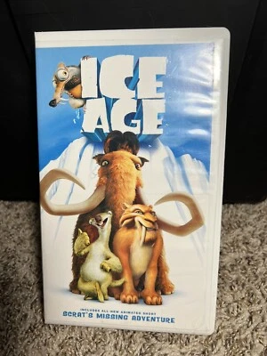 Ice Age VHS 2002 Hard Plastic Clamshell ~ Ray Romano ~  Animated ~Free Shipping - Image 1 of 4
