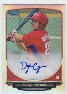 Dylan Cozens 2013 Bowman Chrome BCP186 Chrome Prospect Card Lot w/BCA-CD ref - Bild 1 von 5