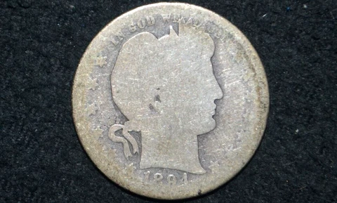 1894-O Barber Quarter ** 90% Silver ** FREE SHIPPING Cover