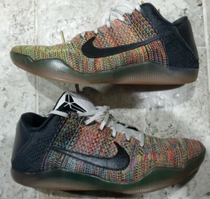 VERY RARE NIKE ID KOBE BRYANT ELITE XI 11 LOW MEN'S SIZE US9.5 WHAT THE COLORS!! - Picture 1 of 12