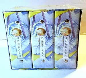 LaVie Our Baby Library Photos 3 Albums Holds 300 Photos Boy Newborn Acid Free - Picture 1 of 12