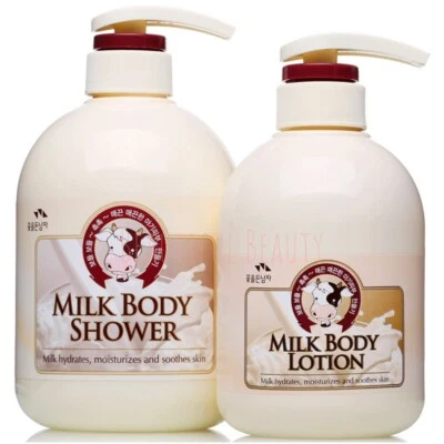 COSMOCOS SOMANG MILK BODY SHOWER 750ml + BODY LOTION 500ml SET (US SELLER)