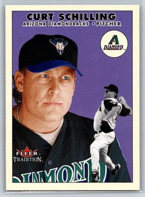 Fleer Tradition 2000 actualización Curt Schilling Arizona Diamondbacks #U38 Foto 1 de 2