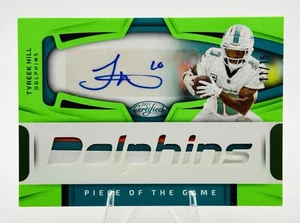 TYREEK HILL /15 - 3 COLOR PATCH AUTO - PIECE OF THE GAME - 2025 Panini Certified - Picture 1 of 3