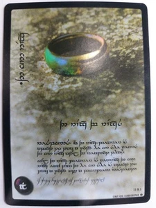 LOTR TCG Tengwar THE ONE RING THE RING OF RINGS 11R1 Shadows FOIL NM - Picture 1 of 1