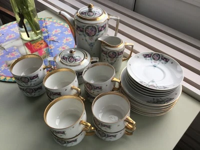 OEPIAG - VICTORIA.  Porzellan Karlsbad  Kaffeeservice  1904- 1920 - Bild 1 von 4