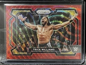 2024 Panini Prizm WWE #1 Trick Williams Ruby Wave Prizms - Picture 1 of 2