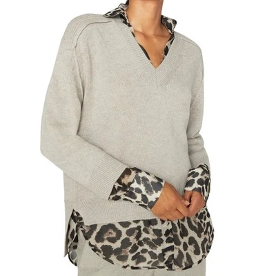 Шерстяной кашемировый свитер Brochu Walker The Layer Layer с v-образным вырезом размер S - Изображение 1 из 4