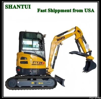 Miniexcavadora sobre orugas diésel EPA de 2,8 toneladas con motor Yanmar de 25 hp STE35SR NUEVA Foto 1 de 4