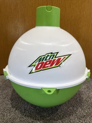 Mountain Dew The Big Bobber Floating Cooler Promotional Vintage Pool Fishing MTN - Image 1 of 4