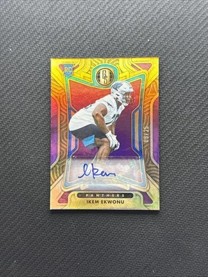 2022 Gold Standard Ikem Ekwonu Purple Auto /25 #199 RC - Image 1 of 2