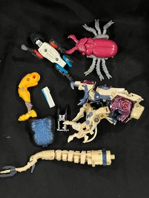Transformers Beast Wars Transmetals 2 DINOBOT Falta Pierna y Lote de Piezas Foto 1 de 4