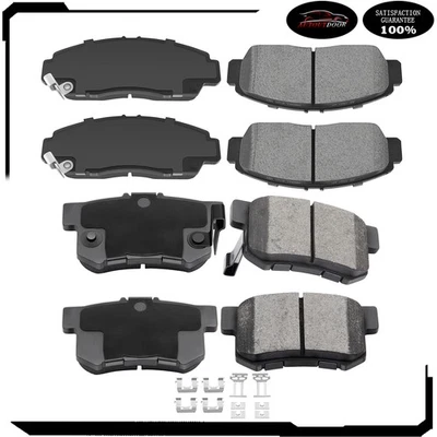 Front And Rear Ceramic Brake Pads For 1999 2000 2001 2002 2003 - 2008 Acura TL - Image 1 of 4