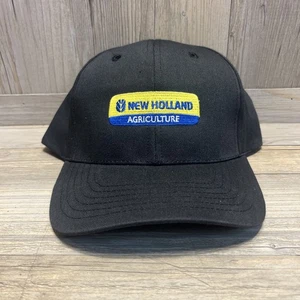 New Holland Agriculture Black Baseball Cap Adjustable Snapback Georgetown, KY - Imagen 1 de 4