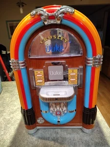 Crosley iJuke CR1701A iPod CD Player Mini Jukebox Apple Lights! Funktioniert! - Bild 1 von 12