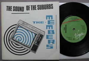 Members - The Sound Of The Suburbs 7" Virgin VS 242 black wax edition top EX+ - Picture 1 of 4