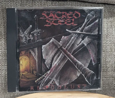 Sacred Steel Bloodlust CD 2000 Iced Earth Manowar Hammerfall Cirith Ungol - Image 1 of 4