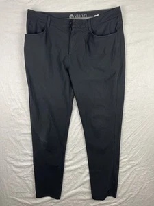 Vuori Pants Men 34x31 Chino Performance Stretch Black Active Casual Golf - Picture 1 of 15