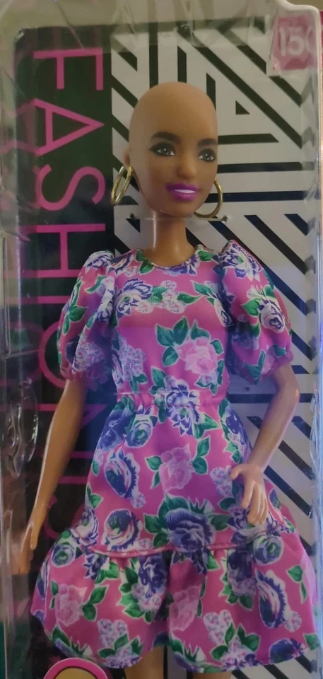 Barbie Fashionistas #150 Bald Cancer Alopecia Awareness Doll Figure Mattel 2019