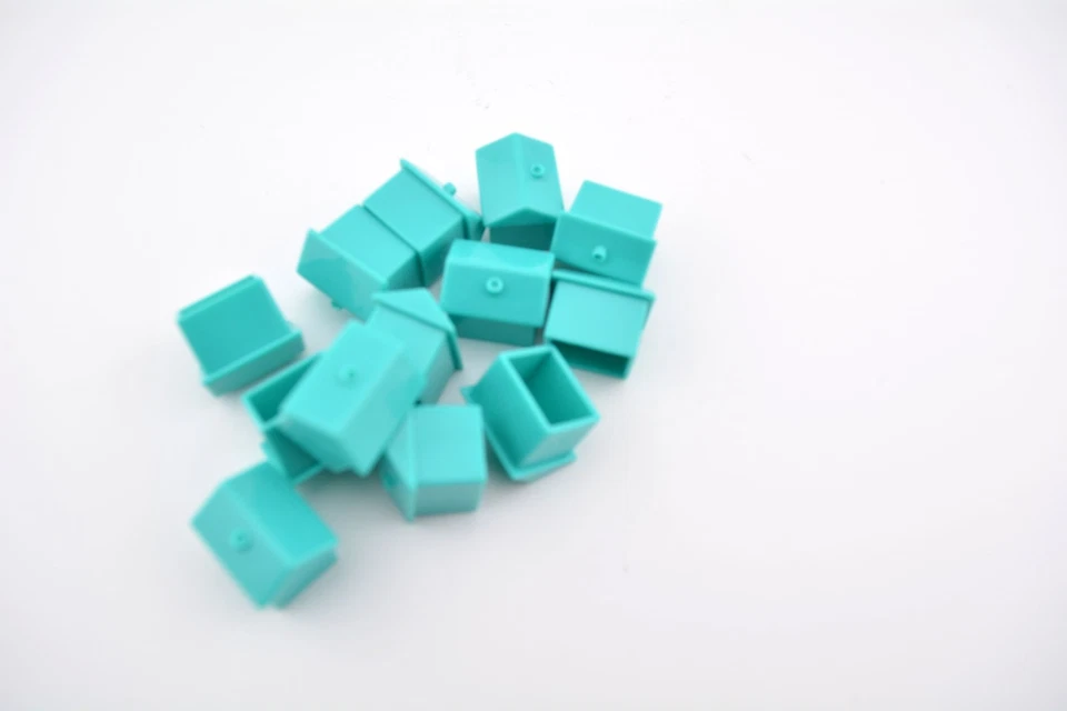 Ms. Monopoly game replacement part pieces - headquarters buildings - Image 1 of 1