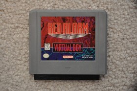 Nintendo 3D Virtual Boy VB RED ALARM game US version